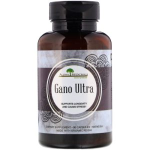 Gano Ultra - Pure Reishi Blend - Aloha Medicinals Inc. - 500 mg - 90 Capsules