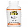SAM-e (S-adenosil-L-metionina) - Natural Factors, 60 Comprimidos com Revestimento Entérico