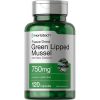 Mexilhão de Lábios Verdes, Pó de mexilhão liofilizado premium, da Nova Zelândia, Horbaach, 750 mg, 120 Cápsulas