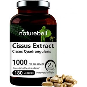 Cissus Extract, Naturebell, 1000mg, 180 cápsulas