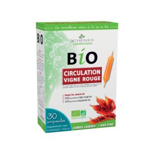 Frasco Bio Circulation Red Vine - 3Chenes - 30 ampolas