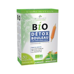 Frasco Bio Detox Birch - 30 ampolas - 3Chênes