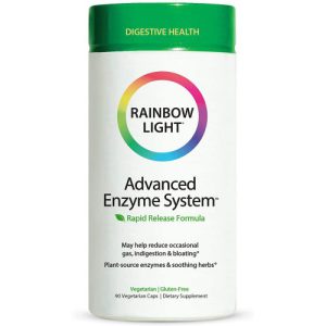 Enzimas Digestivas com Prebióticos e Probióticos - Rainbow Light - 90 Vcaps