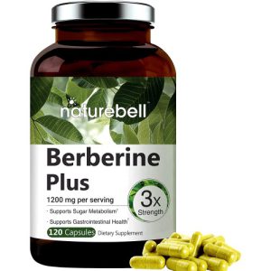 Berberine Plus, Naturebell, 1200mg, 120 Cápsulas