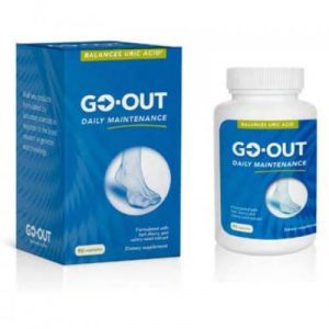 Suplemento para Suporte com Ácido Úrico, Go-Out - 90 cápsulas