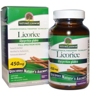 Licorice Root - Nature`s Answer - 90 Vegetarian Capsules