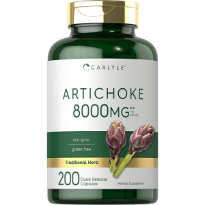 Extrato de Alcachofra - Carlyle - 8000mg - 200 Cápsulas