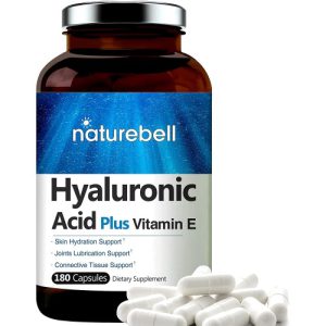 Hyaluronic Acid Plus Vit E, Naturebell 125mg,180 Cápsulas