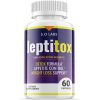 Leptitox - Pílulas de controle de peso, Limpeza do Colon para Mulheres e Homens, S.O Labs, 60 Cápsulas