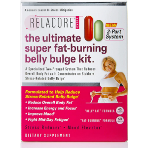 Relacore Ultimate - Super Kit Queimador de Gordura da Barriga - Comprimidos de Dieta - Alívio do Estresse - Suplemento do Cortisol para Mulheres e Hom