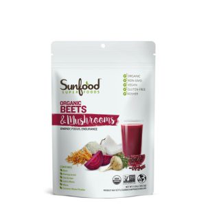 Beterrabas e cogumelos em pó - Sunfood - 150,5 g