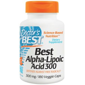 Acido Alfa Lipoico - Doctor`s Best - 300 mg - 180 Caps