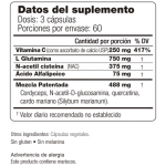 MaxGxL - Suplemento antioxidante à base de NAC - Max International - 60 cápsulas