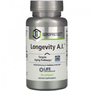 Longevidade A.I., Geroprotect - Life Extension, 30 Cápsulas Gelatinosas