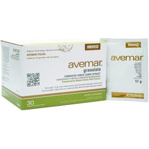 Extrato de Germe de Trigo Fermentado em Pó Granulado 100 % Natural com Stevia, Avemar, 589g, 30 Pacotes