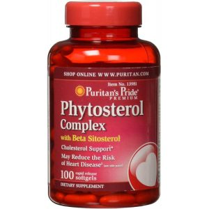 Phytosterol Complex, pode ajudar a diminuir o colesterol total, Puritan's Pride, 1000 mg, 100 cápsulas