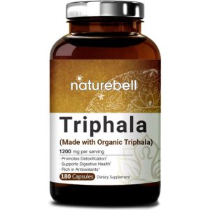 Triphala, Naturebell, 1200mg, 180 cápsulas
