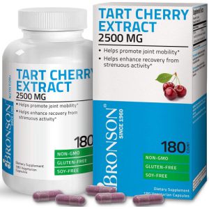 Tart Cherry Extract, Bronson, 2500mg, 180 Cápsulas