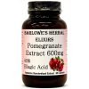 Extrato de romã 40% Ácido Ellagic - Elixirs Herbal 60 600mg Cápsulas Vegetarianas - Sem Estereato, Garrafa de Vidro!