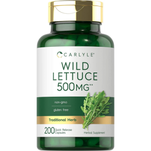 Extrato de Alface Selvagem - Carlyle - 500mg - 200 Cápsulas