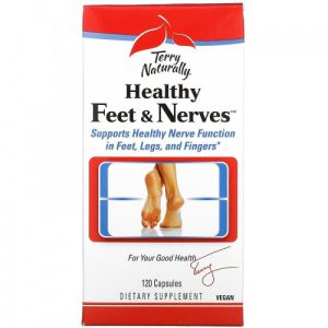 Pés e Nervos Saudáveis - Terry Naturally, 120 Cápsulas