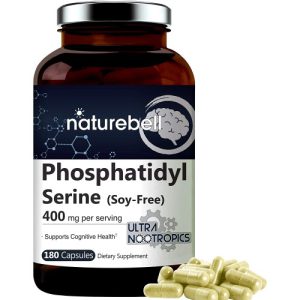 Phosphatidyl Serine, NatureBell, 400mg, 180 Cápsulas