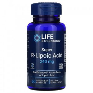 Ácido Super R-Lipoico - Life Extension, 60 Cápsulas Vegetarianas