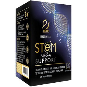 Suplemento Stem Mega Support com 15 Fatores - Energia celular - 60 cápsulas