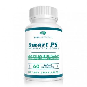 Smart PS™ (Fosfatidilserina) - Pure Nootropics - 60 cápsulas de gel