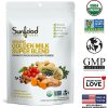 Golden Milk Super Blend - Todos os ingredientes naturais e orgânicos - Sunfood Superfoods, 168g