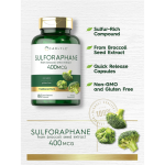 Suplemento de Sulforafano - Carlyle - 400mcg - 180 Cápsulas