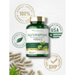 Suplemento de Sulforafano - Carlyle - 400mcg - 180 Cápsulas