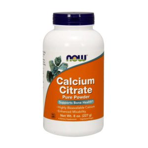 Citrato de cálcio puro pó - Now Foods - 227g