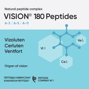 Peptídeos Vision 180, Para os Órgãos da Visão - Peptides, 180 Cápsulas