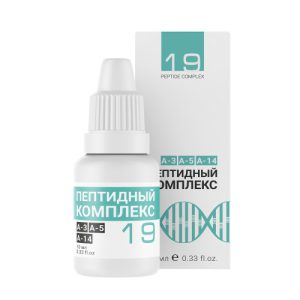 Complexo Peptídico N° 19 para Meteodependentes e Pacientes Cardiovasculares, A-3 A-5 A-14 - Peptides, 10 mL