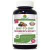 Multi Vitaminico diário para mulheres com ômegas de origem vegetal, Briofood, 180 comprimidos