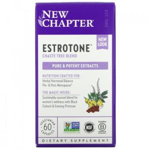Estrotone - New Chapter, 60 Cápsulas Vegetarianas