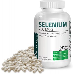 Selenium, Bronson, 200mcg, 250 Comprimidos