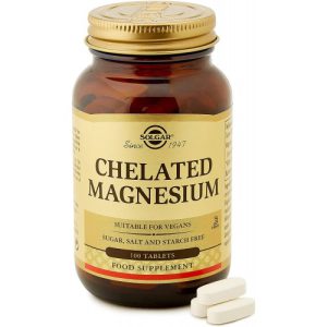 Magnésio Quelato, Solgar, 100 Comprimidos