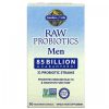 Probióticos RAW, Homens, 85 Bilhões de Culturas Vivas - Garden of Life, 90 Cápsulas Vegetarianas
