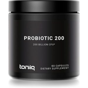 Probiotic 200, Suplemento Probiótico de 200 Bilhões de UFC, 30 Cepas Testadas e Verificadas, Toniiq, 60 Cápsulas