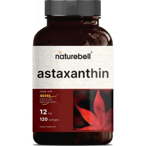 Suplementos de Astaxantina - NatureBell, 120 Cápsulas Gelatinosas