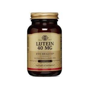Luteína Para Saúde Ocular 40 mg, Solgar - 30 cápsulas gelatinosas