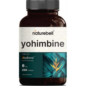 Ioimbina Suplemento de de força máxima, 6 mg - 250 cápsulas