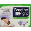 Respire as tiras nasais direitas extra claras para pele sensível 44 tiras claras, Breathe Right