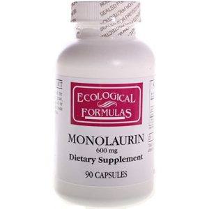 Monolaurina, Ecological Formulas, Cardiovascular Research Ltd., 600 mg, 90 Capsules