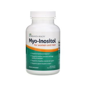 Myo-Inositol (equilíbrio hormonal unissex) - Fairhaven Health - 120 cápsulas