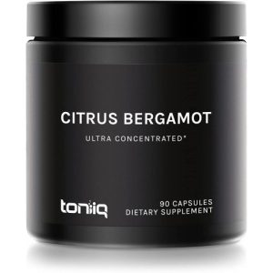 Citrus Bergamot, Bergamota Cítrica, Cápsulas da Calábria, 50% Polifenólico Flavanonas, Toniiq, 1000mg, 90 Cápsulas Vegetarianas