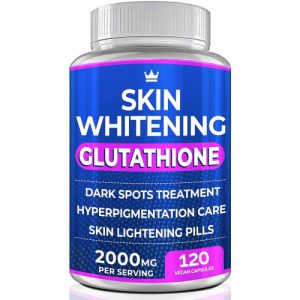 Pílulas Clareadoras de Glutationa - 120 cápsulas