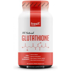 Suplemento de Glutationa, 500mg, 90 cápsulas - Fresh Nutrition
